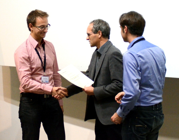 Andreas Geiger and Chaohui Wang receive GCPR 2015 Best Paper Award