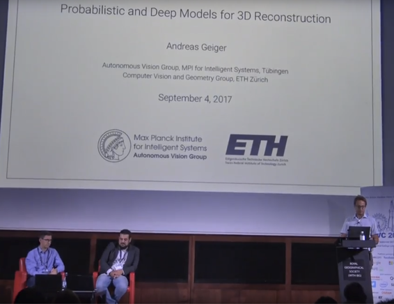 Andreas Geiger's tutorial talk at BMVC 2017 on Probabilistic and Deep Models for 3D Reconstruction